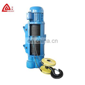Easy operated monorail lifting electric steel rope hoist