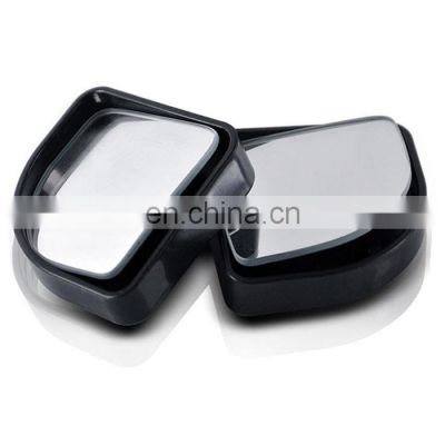Blind Spot Mirror, 360 Degree Glass and ABS Housing Convex Wide Angle Rearview Mirror for Universal Car Fit