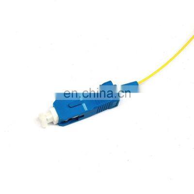 1.5meters SC UPC Single mode 0.9mm FTTH Fiber Optic Pigtail PVC/LSZH pigtail sc sm simplex