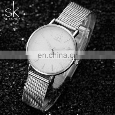 SHENGKE Wholesale China Watches Sliver Alloy Case Wristwatches Nobleness Grande Dame Watches  K0006L