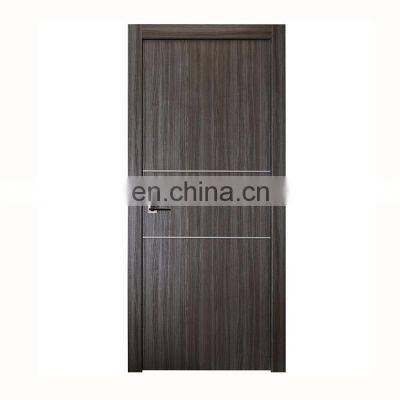 Commercial flush wood cheap solid wood soundproof custom made interior doors flush sliding walnut door slab