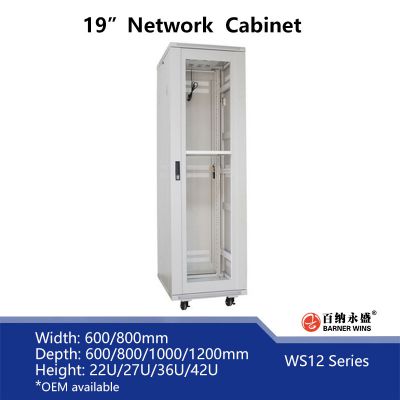 OEM 19inch Network Server Cabinet WS12 Server Rack 22U/42U for Network