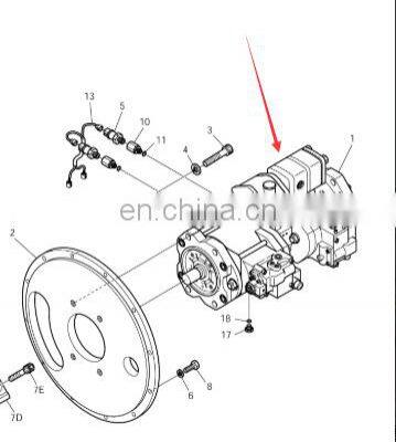 K3V63DTP Kawasaki hydraulic pump K3V63DTP10AR-0E02-AV KPM excavator main pump