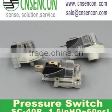 MPL 601V High quality pricision Vacuum switch SC-40V for OEM application