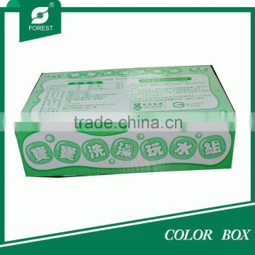 GREEN CHEAP PACKAGING PAPER BOX FOR SHIRTY PACKAGING PAPER BOX FOR SHIRT