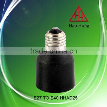HAOHONG Black plastic E27 to E27 Lengthen