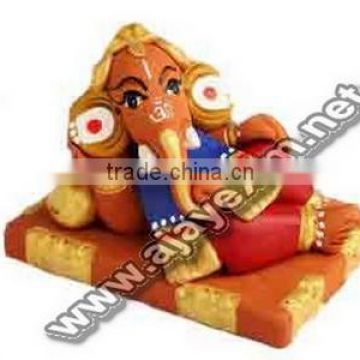 Aaram Ganesha Model ll Statue in Color