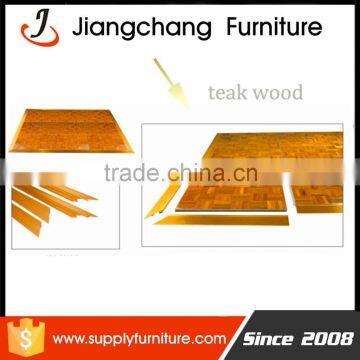 Porable Teak Wooden Dance Floor Material JC-W41