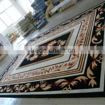 Best quality living room fine pattern deep cutting velour hand tufted carpet