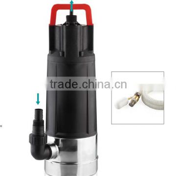 2016 new design popular 1.5 hp long lift, long life, high volume clean submersible water pump with build in water sensor