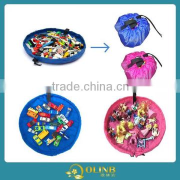 Kid Toy Storage Bag,Play Mat Toy Organizer,Toy Bags For Kids
