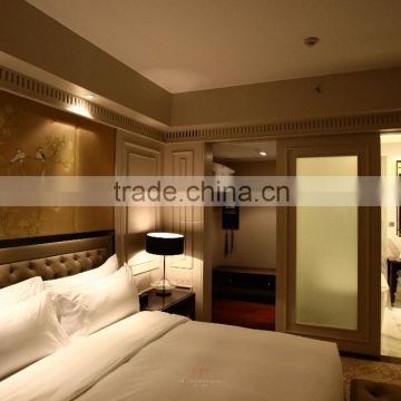 solid wood Environmental friendly royal luxury bedroom furniture
