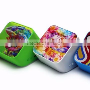 Import china products for Custom Full color printing/Epoxy bluetooth speaker