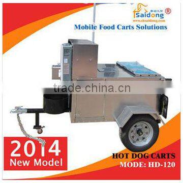 mobile stainless steel food cart