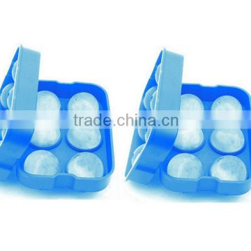 Food Grade Silicone Ice Ball Mold 6 Cavities Ice Cube Tray