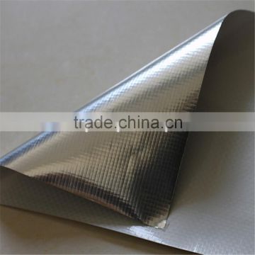 pe tarpaulin with aluminum foil lamination tarpaulin,reflective pe plastic tarpaulin
