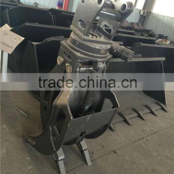 pc130 Good Quality hydraulic log grapple for excavator