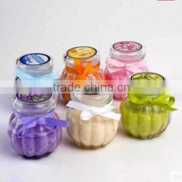 Wholesale Multi-colored high quality scented jars candle with lid