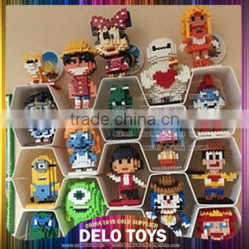 Perfect to diamond blocks plastic toys Honeycomb display shelf DE00020