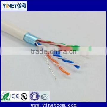 High speed transmission 23AWG 4Pair LSZH FTP CAT 6 LAN ethernet cable