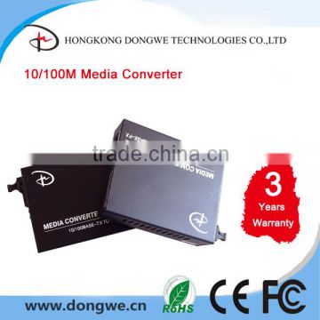 10/100M Single Fiber WDM 1550/1310nm 80km SC Connector in Fiber Optic Equipment Media Converter