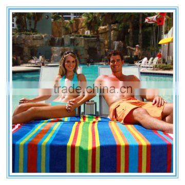 fitted beach towel for lounge chairs