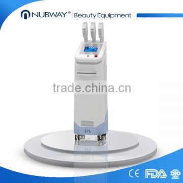 2016 latest technology hair removal machine 3 handles ipl photo epilator with USA connector