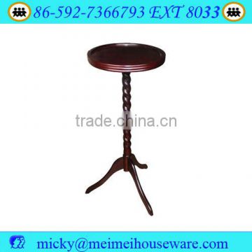 wooden tea table end table coffee table round table