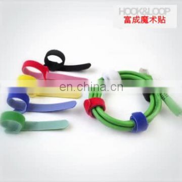Fastening Wires  Organizing Cords Custom 8 x 1/2-Inch Self Gripping Hook Loop Cable Ties in colors from China factory