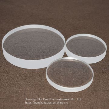 hot sale heat resistant round pyrex quartz boiler sight glass disc