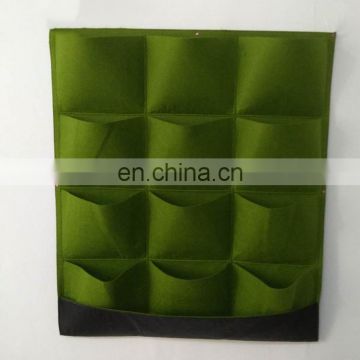 green color customized design flowerpot framed artificial decor wall flower plant