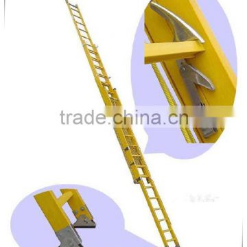 Fiberglass insulation armrest ladder