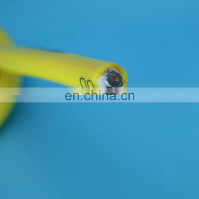 Polyurethane underwater coaxial cable umbilical tether