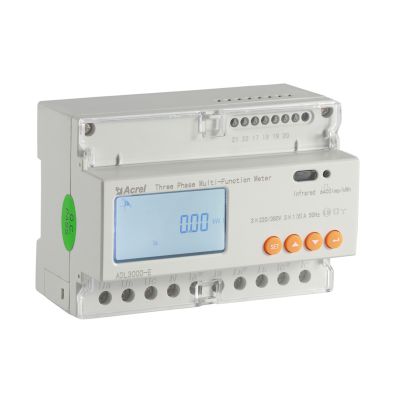 Acrel 300286 DIN Rail Mount energy 3 phase energy meter solar power system meters/ for EV charger