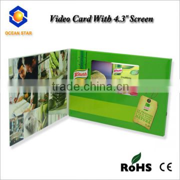 Chinese factory video business card video brochure video booklet