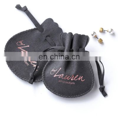 PandaSew 8*10 cm Personalized beautiful design Custom jewelry microfiber pouch Small Drawstring bag