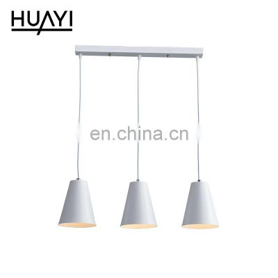 HUAYI Excellent Quality Modern Iron Romantic Residential Natural Dining Table E27 Ceiling Chandeliers