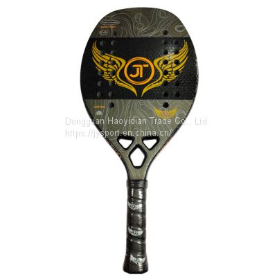 3K 12K  18K panel carbon beach tennis racket 22mm thickness hi-tech padel racquet  LJBT06