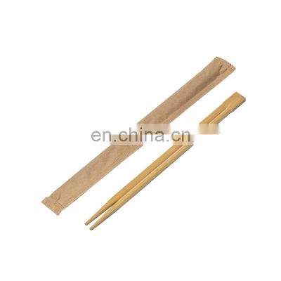 Wholesale Disposable 21cm Bamboo Chopsticks with Customer Logo and Sleeves Design