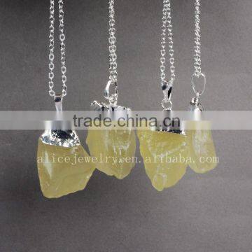 Hot selling ! Nature mixed color crystal quartz stone pendant, Amethyst Topaz pendant, healing stone