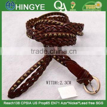 Braided PU Belt For Women -- E1542