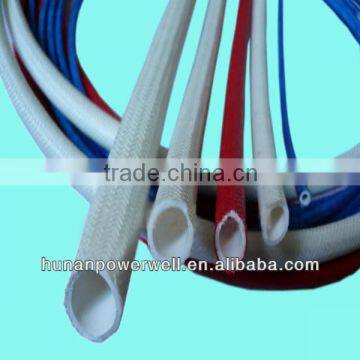 Silicone rubber coated fiber glass sleeving