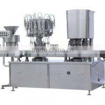 Automatic inline straight capping machine