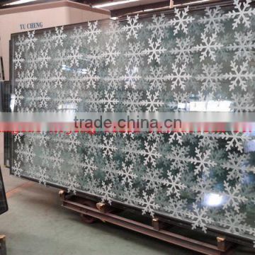 3~19mm tempered glass with ceramic frit
