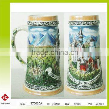 whole sale and hot sale German ceramic beer mug