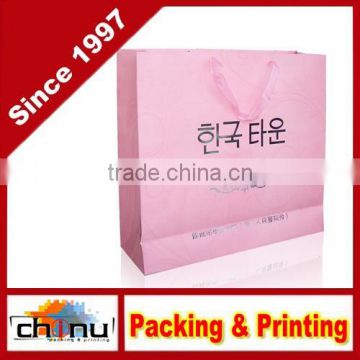 Art Paper White Paper, Paper Gift Shopping Promotion Bag (210038)