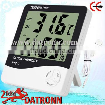 high quality digital thermometer HTC--2 for room or outroom