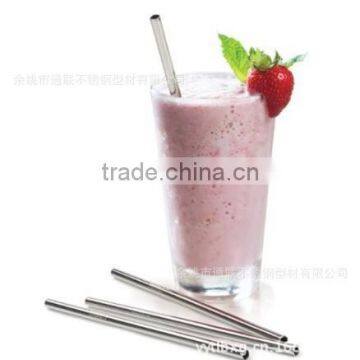 High quality straight stainless steel drinking straw12*0.5