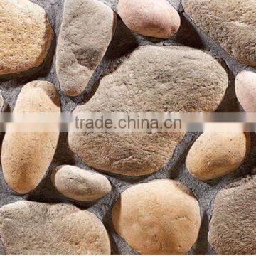 popular cheap black washed river stone