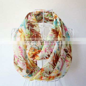 Whole Sale Cheap New Fashion Eternity Scarf Knit Pattern From YiWu Factory Accept Paypal Paypment